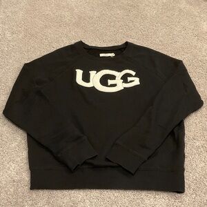 UGG Men's Black Crewneck Sweater